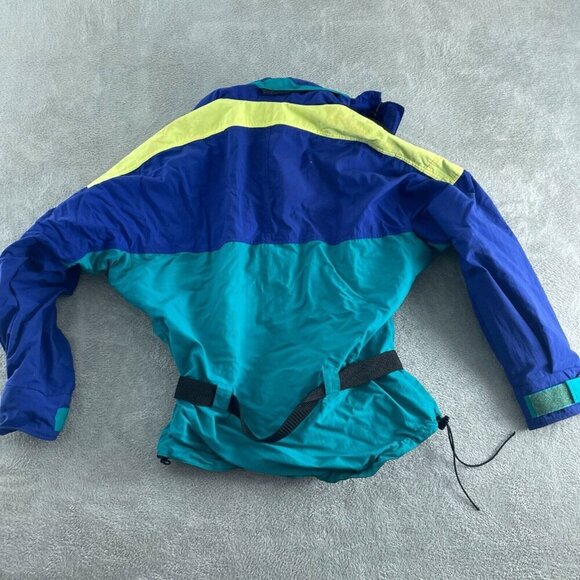 The North Face Vintage womens Vertical Gore-Tex Nylon Jacket M *flaw* 0203 - Picture 2 of 14